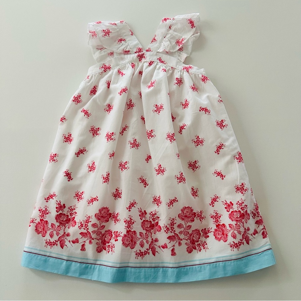 Janie and Jack Girls 6 White Floral Dress Sundress NWT Spring Summer